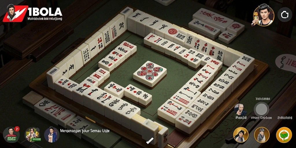 Tampilan permainan <strong>11BOLA</strong> dengan berbagai desain batu Mahjong.