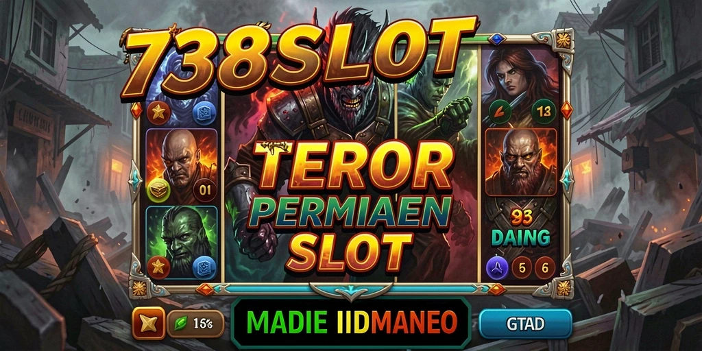 Menampilkan momen menegangkan dari gameplay 738SLOT yang seram.