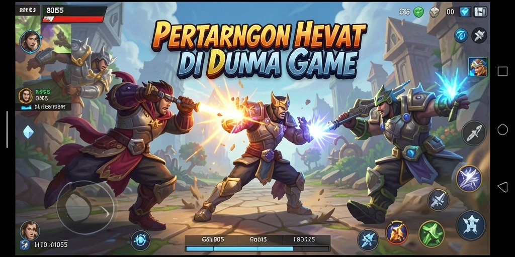 Tampilan gameplay seru dalam game Fighting 8055.