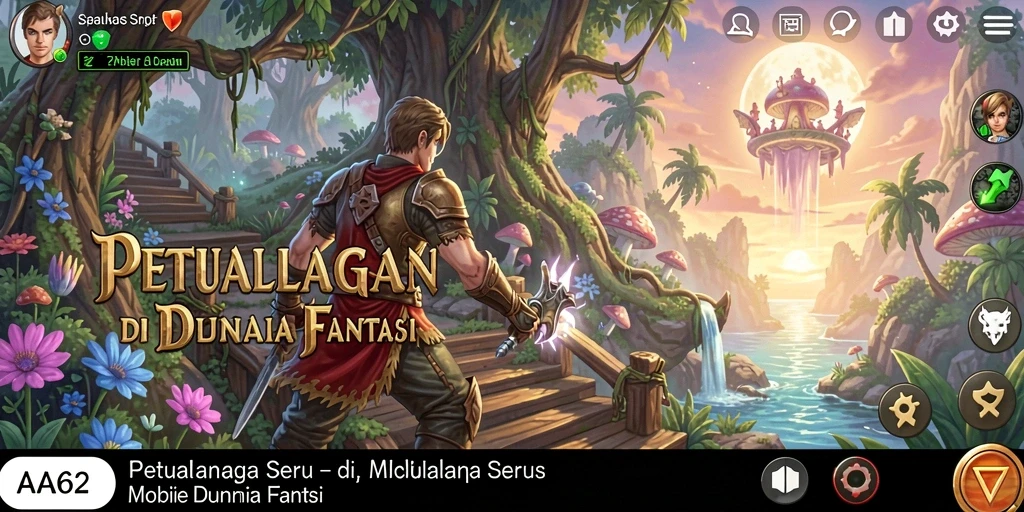 Tampilan gameplay AA62 menunjukkan aksi petualangan yang mendebarkan.