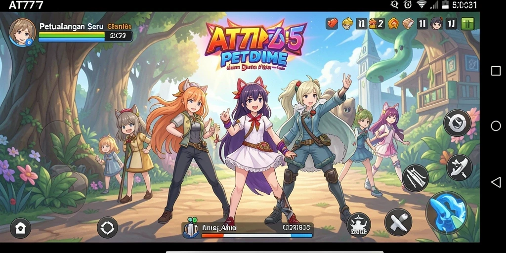 Gameplay AT777 yang memukau dengan karakter anime menarik.