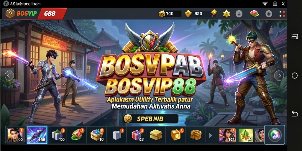 Tampilan antarmuka BOSVIP88 yang sederhana dan menarik.