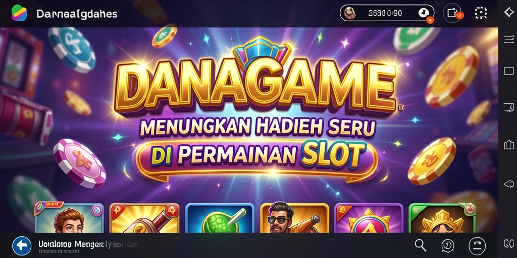 Tampilan gameplay seru di aplikasi Slot DANAGAME.