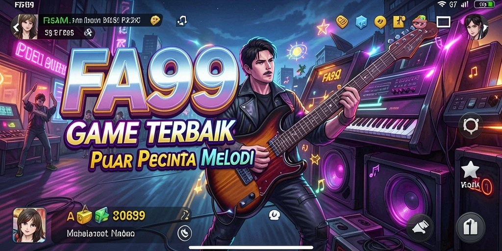 Tangkapan layar dari gameplay FA99 yang penuh warna dan menarik.