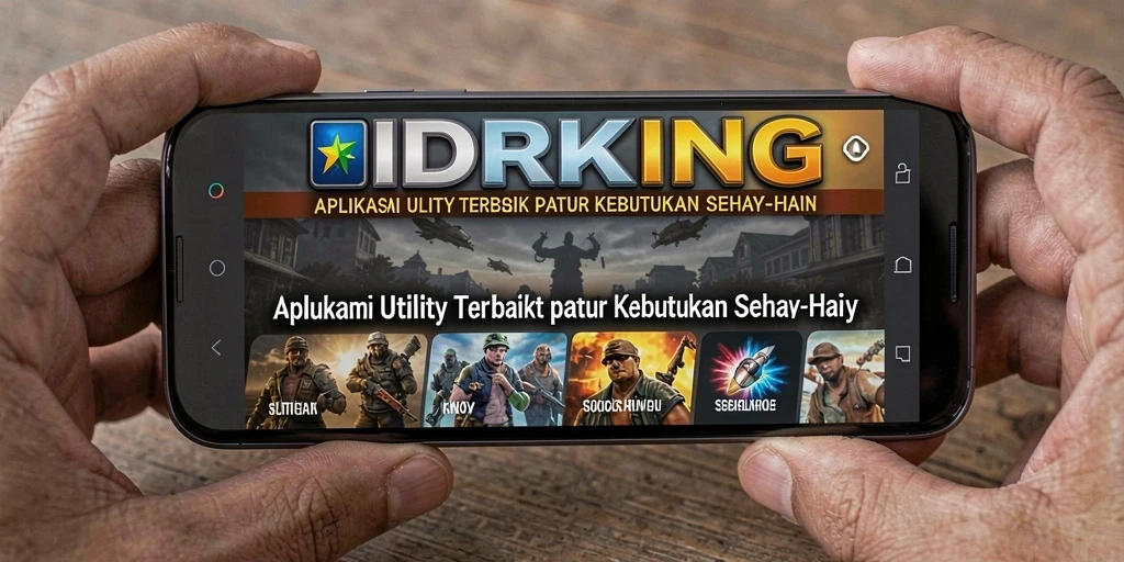 Tampilan antarmuka utama IDRKING menampilkan alat Utility yang beragam dan mudah diakses.