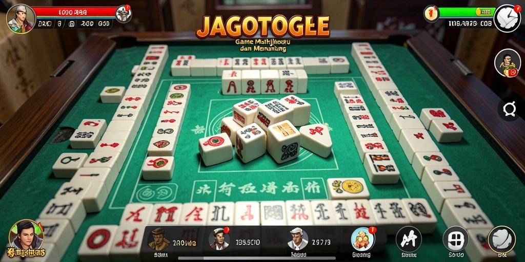 Screenshot gameplay JAGOTOGEL menampilkan keseruan bermain Mahjong.