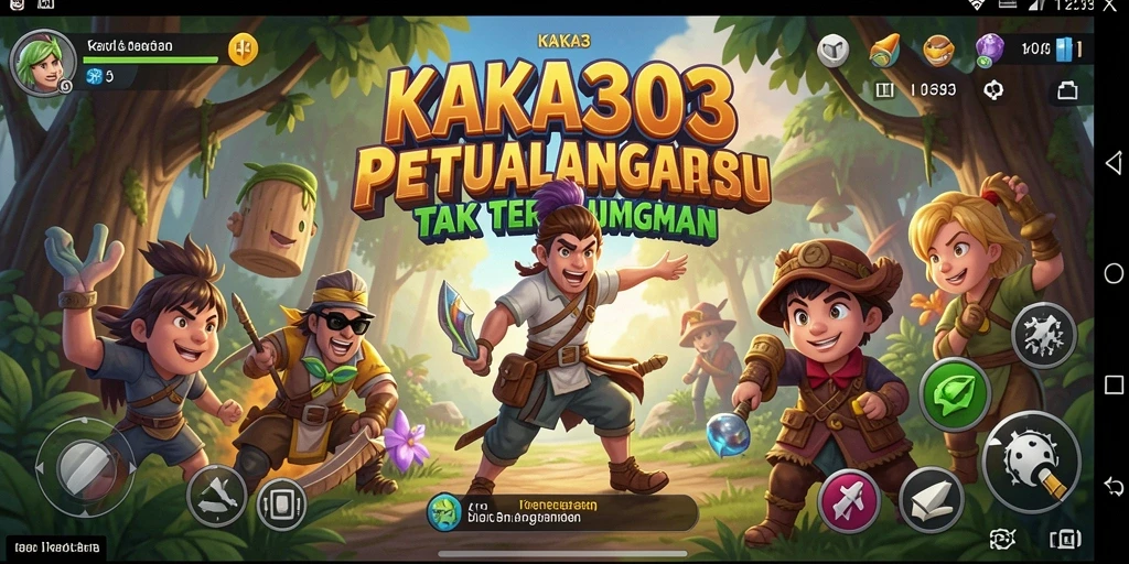 Tampilan gameplay KAKA303 dengan suasana petualangan yang mengasyikkan.