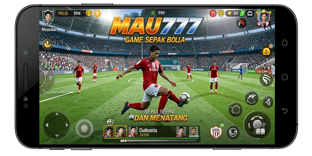 Tangkapan layar gameplay penuh aksi dari MAJ777.