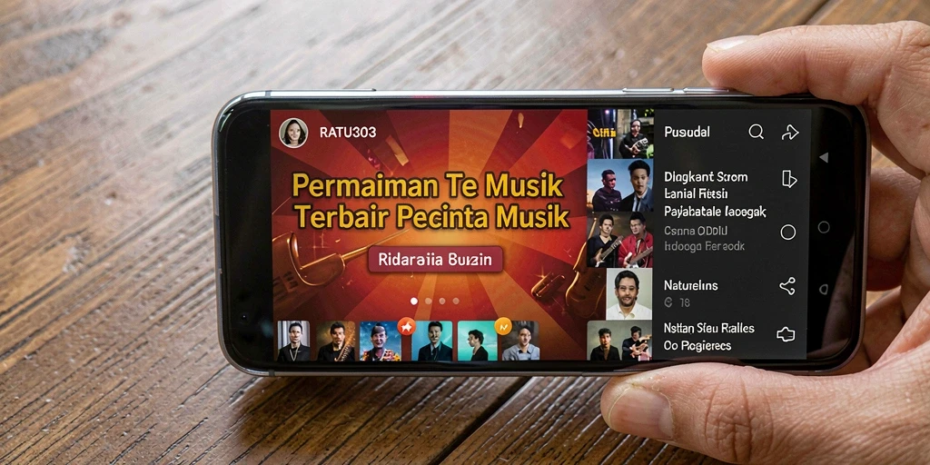 Tampilan gameplay menarik dari RATU303 dengan berbagai pilihan lagu.