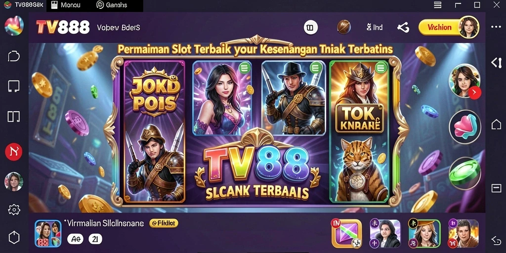 Tampilan menarik dari gameplay TV888 yang mengasyikkan.