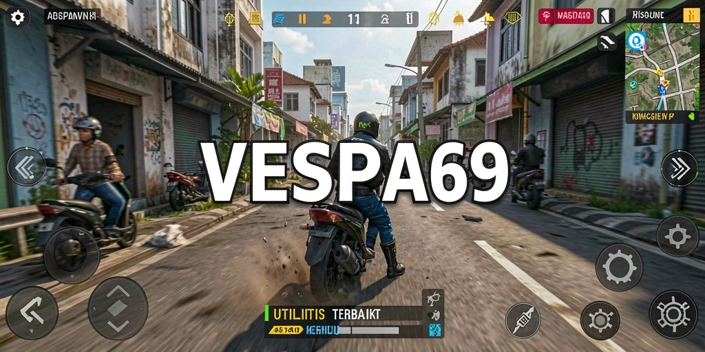 Tampilan utama VESPA69 dengan fitur utilitas yang lengkap.